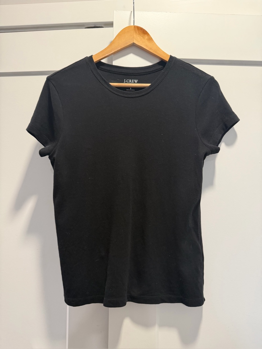 J.Crew Classic Black Crewneck Tee